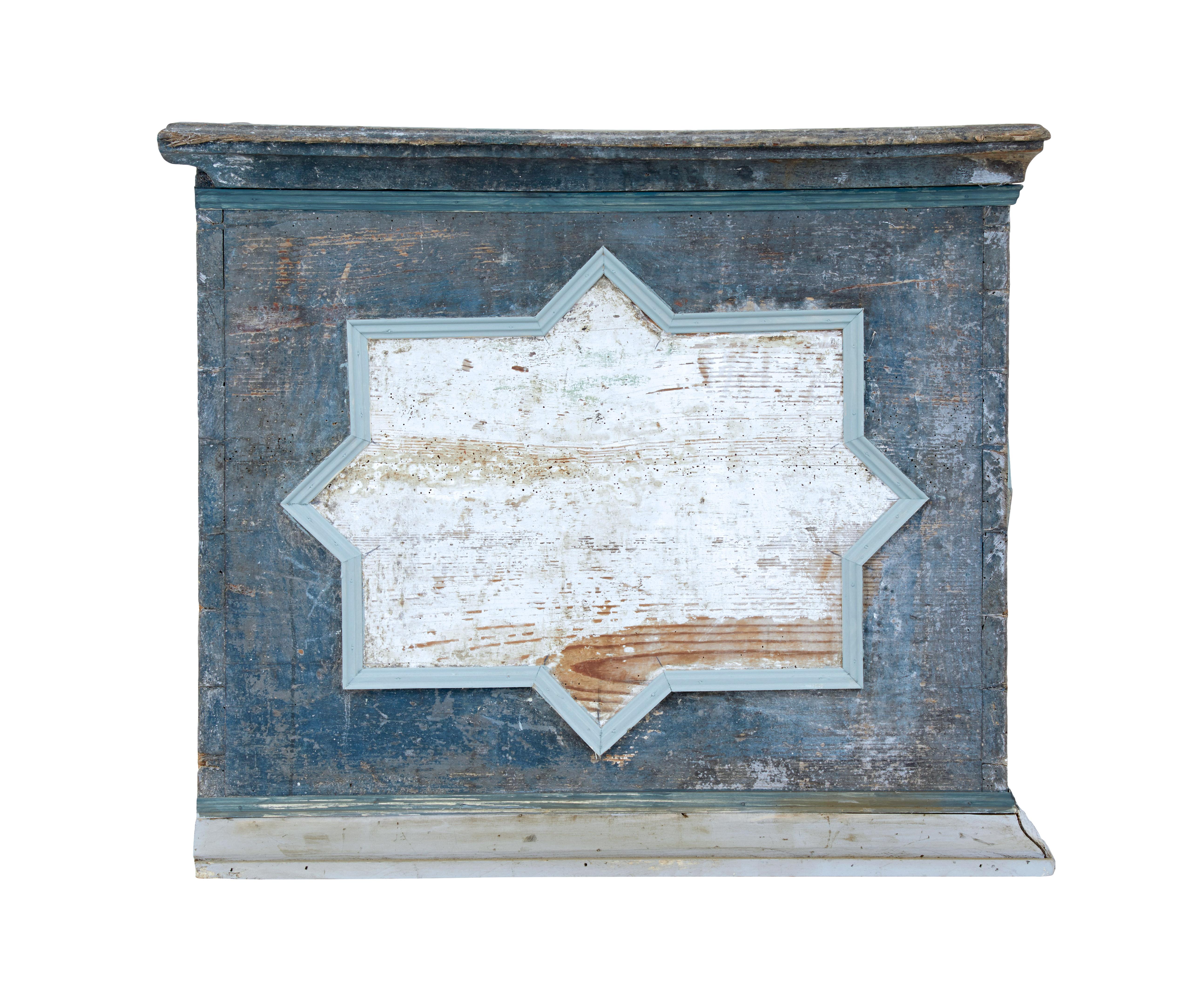 Hand-Crafted Mid 19th Century Painted Pine Blanket Chest