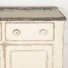 Mid 19th Century Painted Serving Side Cupboard