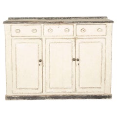 Mid 19th Century Painted Serving Side Cupboard