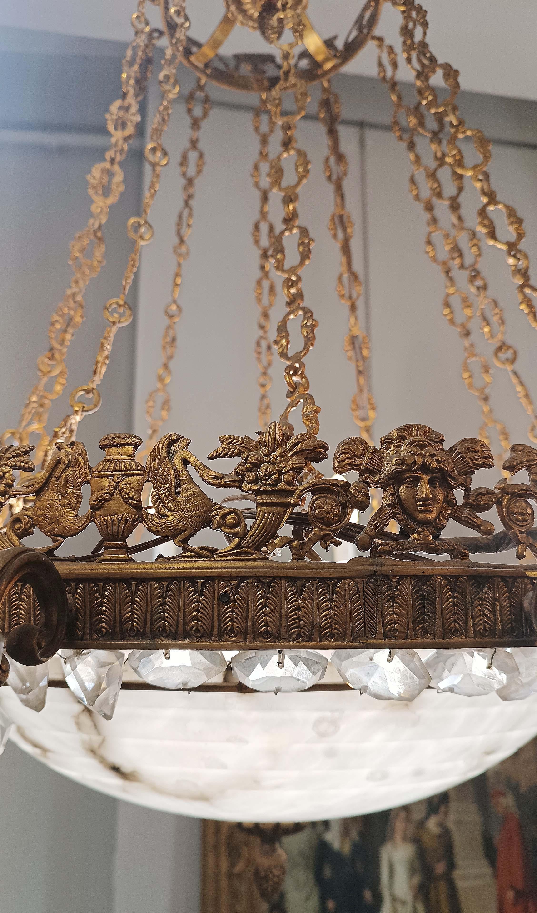 PAREJA DE ARAÑAS NAPOLEON III DE MEDIADOS DEL SIGLO XIX Dorado en venta
