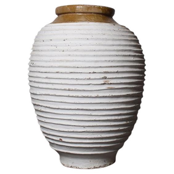 Mid 19th Century Patinated Greek Terracotta Olive Jar