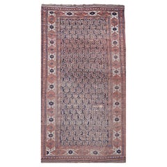 Mid 19th Century Persian Afshar Tribal Gallery Rug in Allover Paisley Pattern