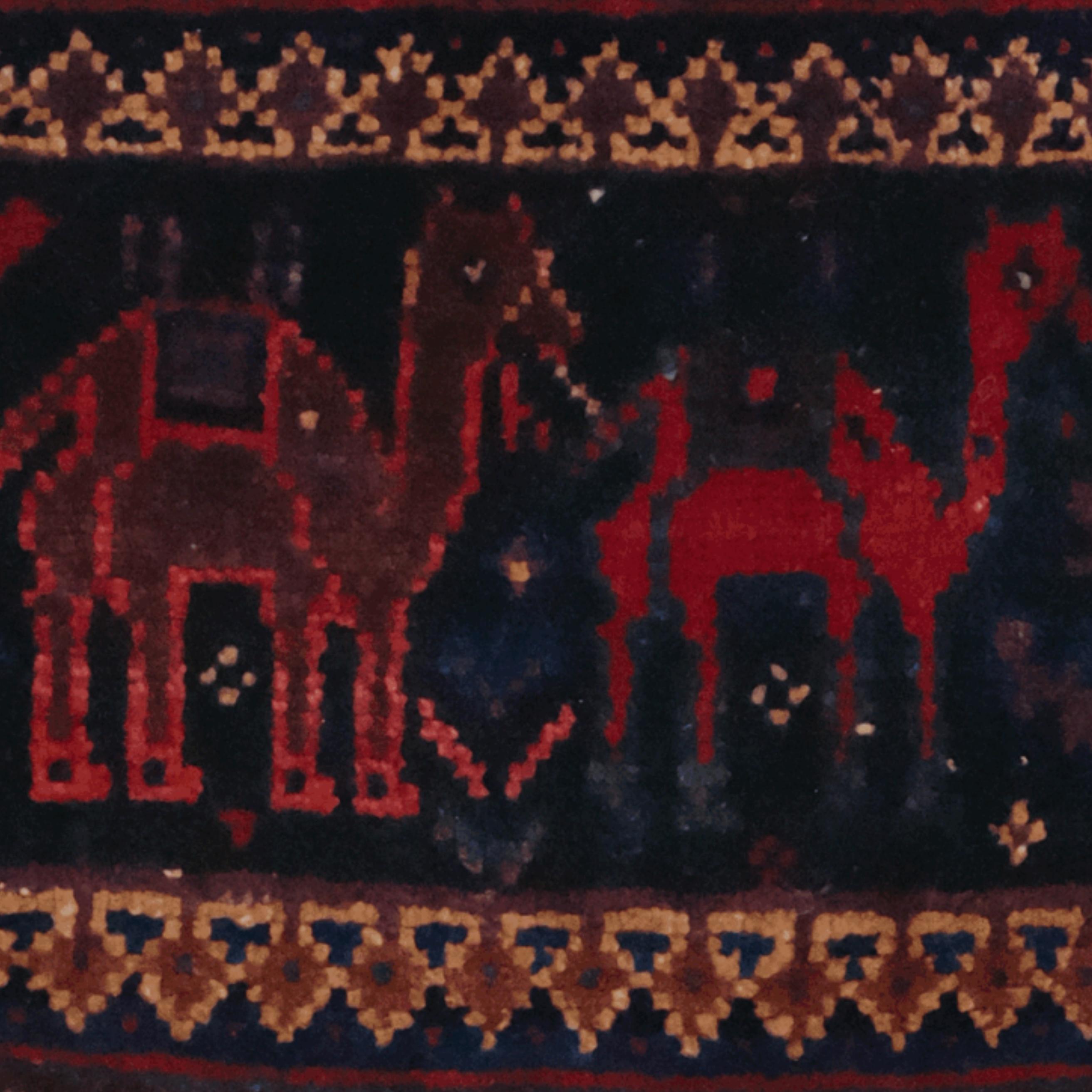 Hand-Woven Mid-19th Century Persian Bag For Sale