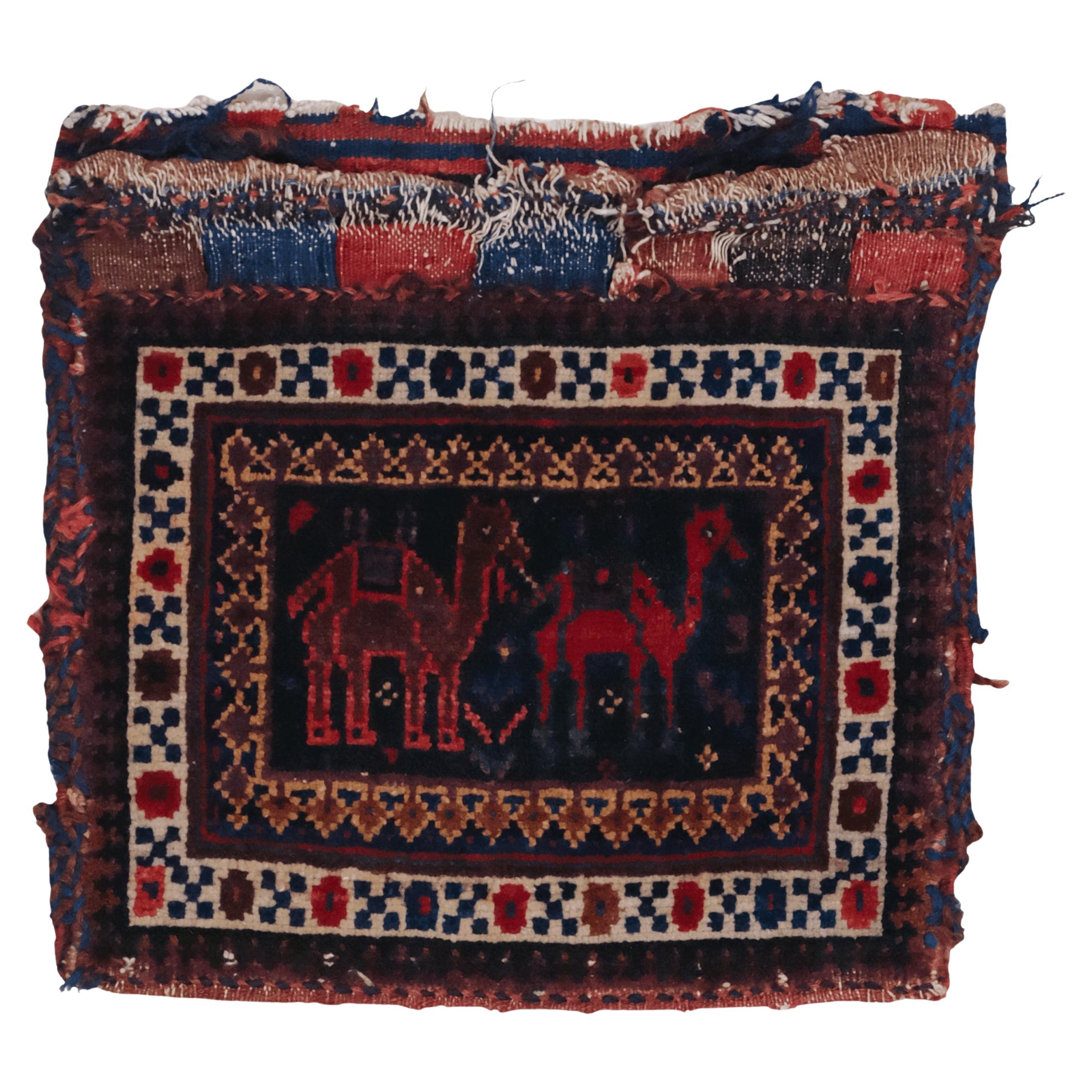 Mid-19th Century Persian Bag For Sale