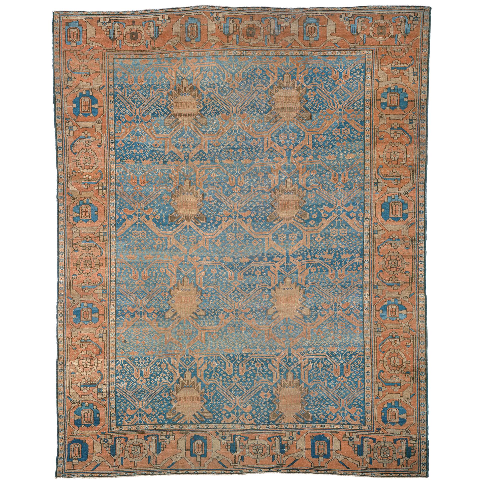 Mid-19th Century Persian Bakshaish Rug For Sale