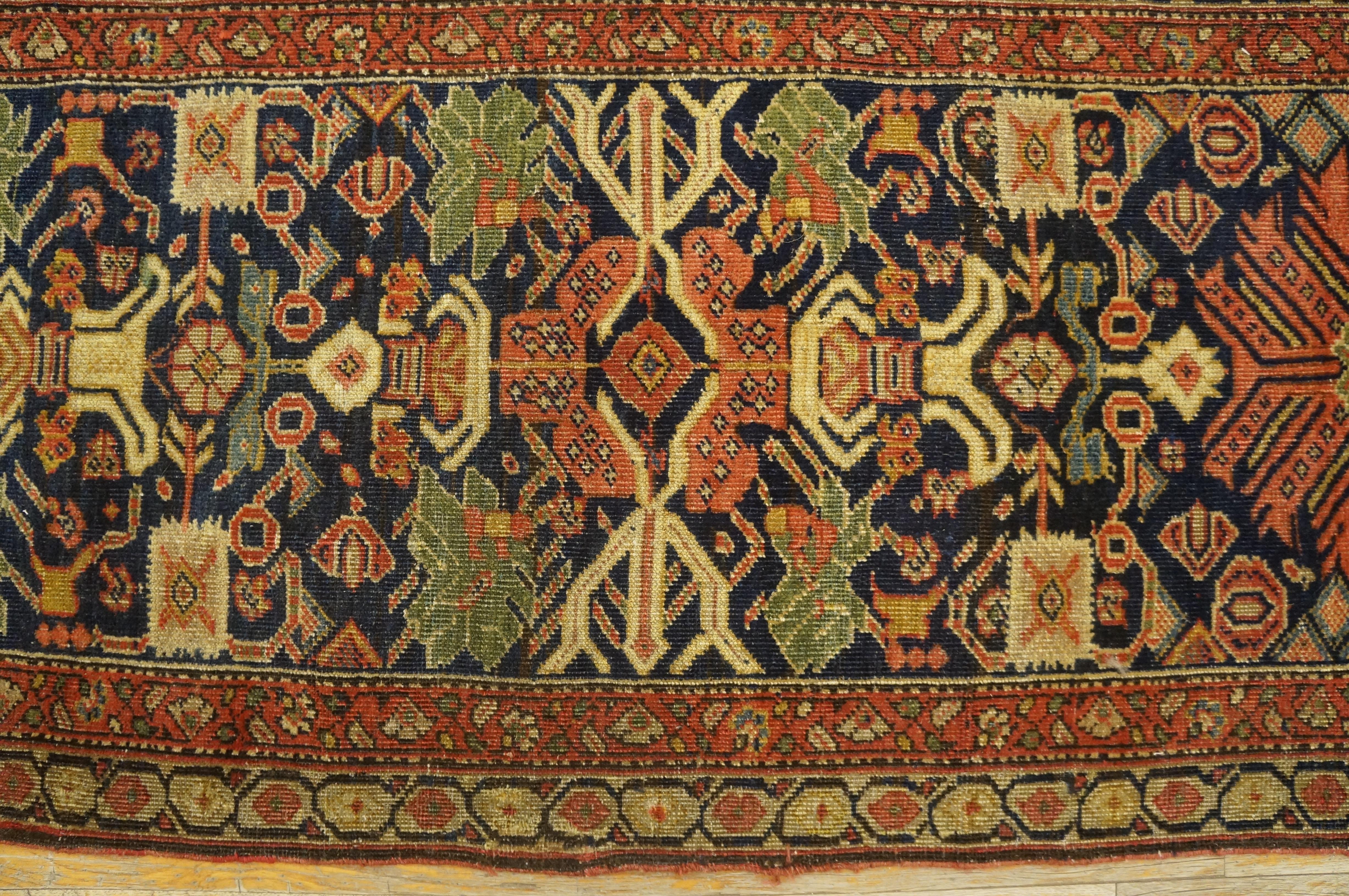 Persischer Farahan-Teppich aus der Mitte des 19. Jahrhunderts ( 7'10