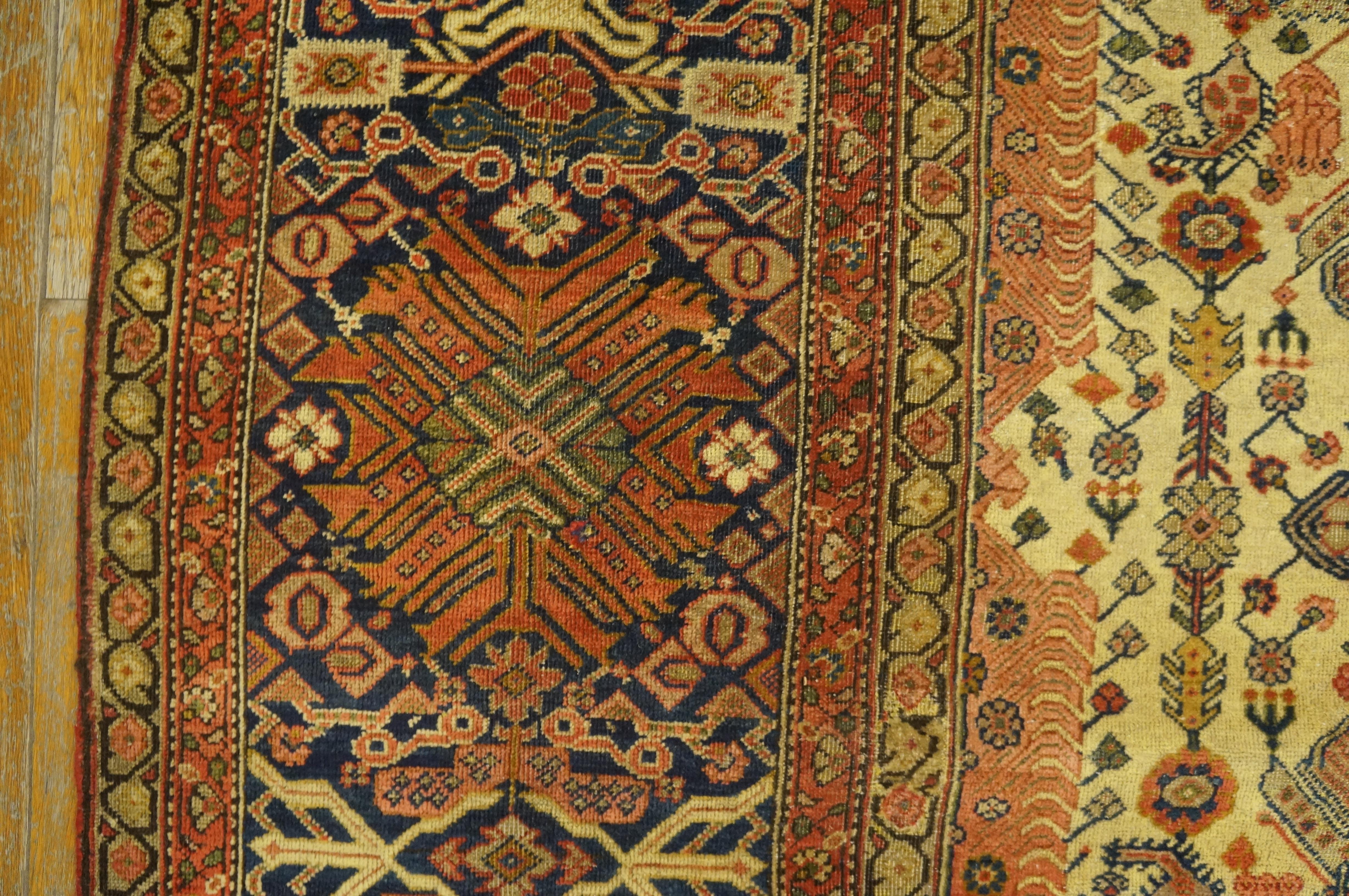 Persischer Farahan-Teppich aus der Mitte des 19. Jahrhunderts ( 7'10