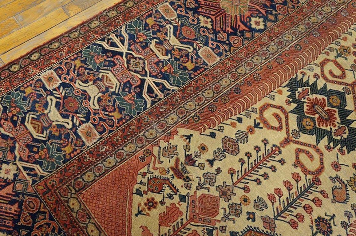 Persischer Farahan-Teppich aus der Mitte des 19. Jahrhunderts ( 7'10