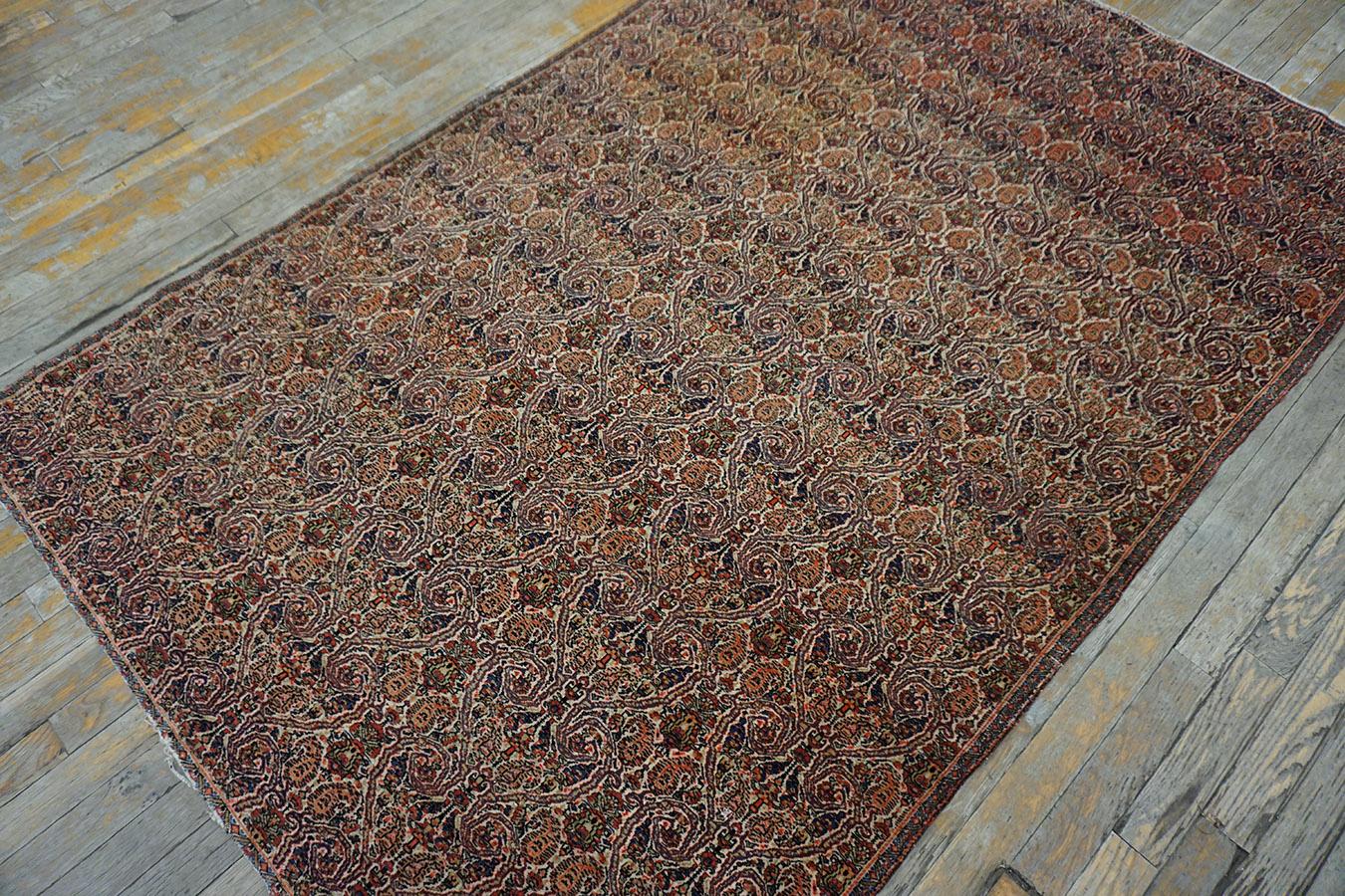 Mid 19th Century Persian Farahan Zili-Sultan Carpet with Inscription  For Sale 2