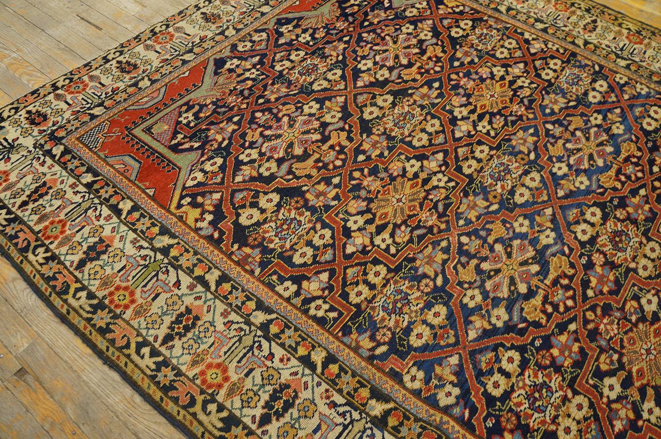 Mid 19th Century Persian Joshaqan Carpet 6' 0'' x 10' 8'' For Sale 6