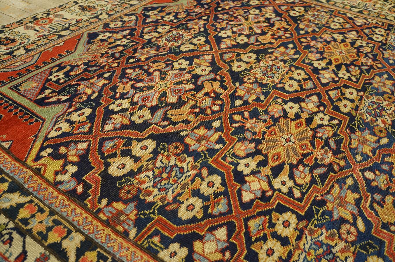 Mid 19th Century Persian Joshaqan Carpet 6' 0'' x 10' 8'' For Sale 8