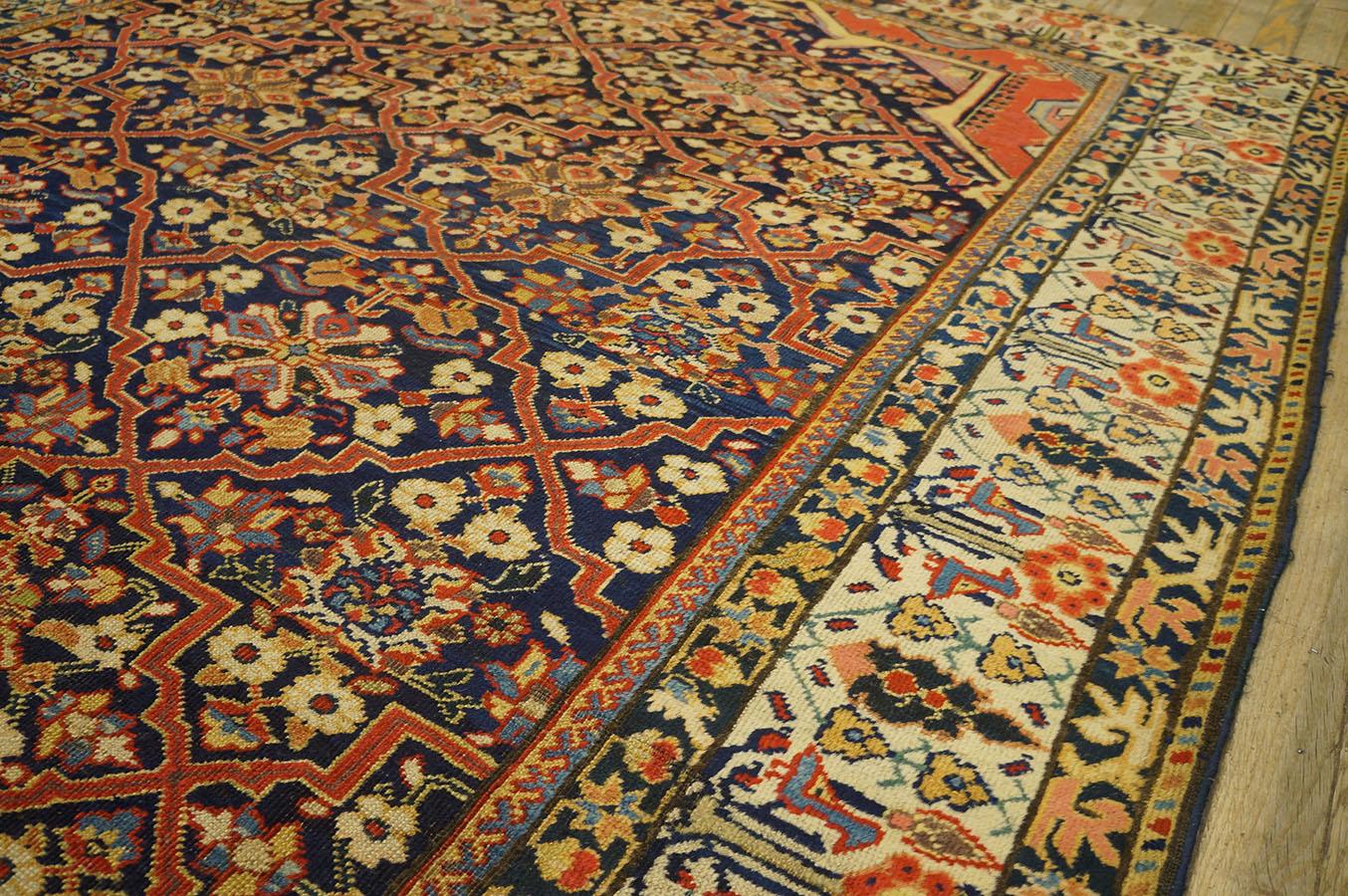 Mid 19th Century Persian Joshaqan Carpet 6' 0'' x 10' 8'' For Sale 9