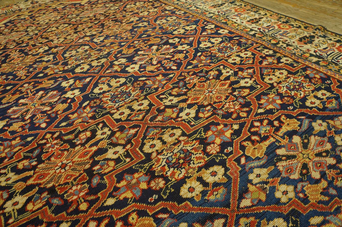Mid 19th Century Persian Joshaqan Carpet 6' 0'' x 10' 8'' For Sale 10
