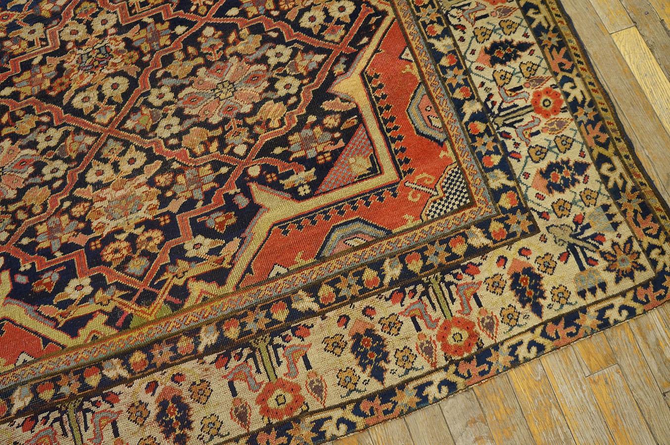 Mid 19th Century Persian Joshaqan Carpet 6' 0'' x 10' 8''  For Sale 3