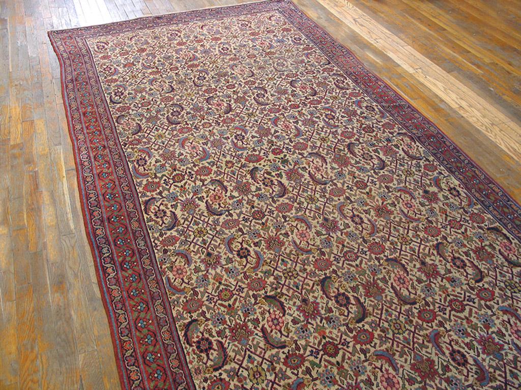 Mid-19th Century Persian Malayer Carpet ( 5'8