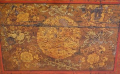 Mid-19th Century Pine Tibetan Coffee Table Hand-Painted