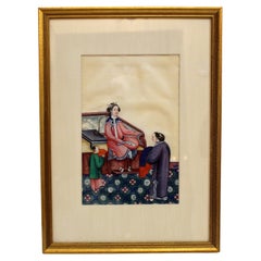 Ritratto di donna della dinastia Qing della metà del XIX secolo