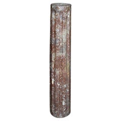 Mid-19th Century Red Marble Column