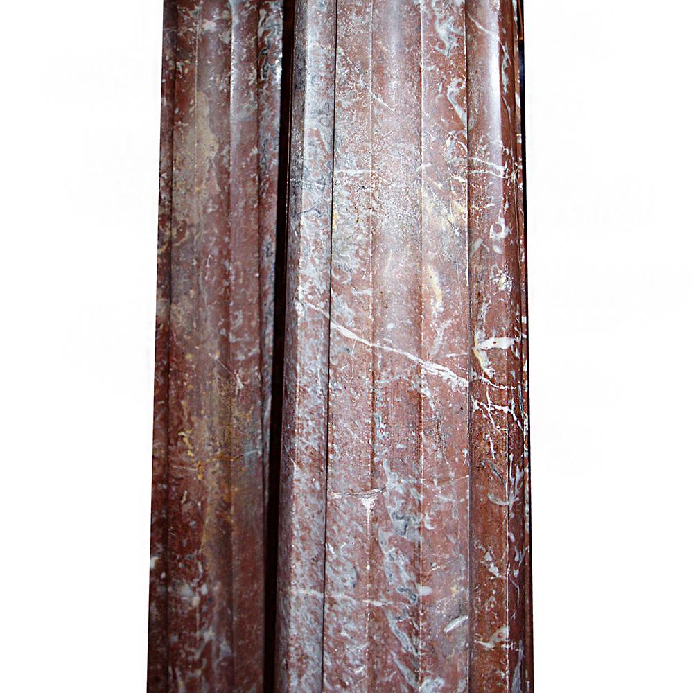 Mid-19th Century Red Marble Columns For Sale 5
