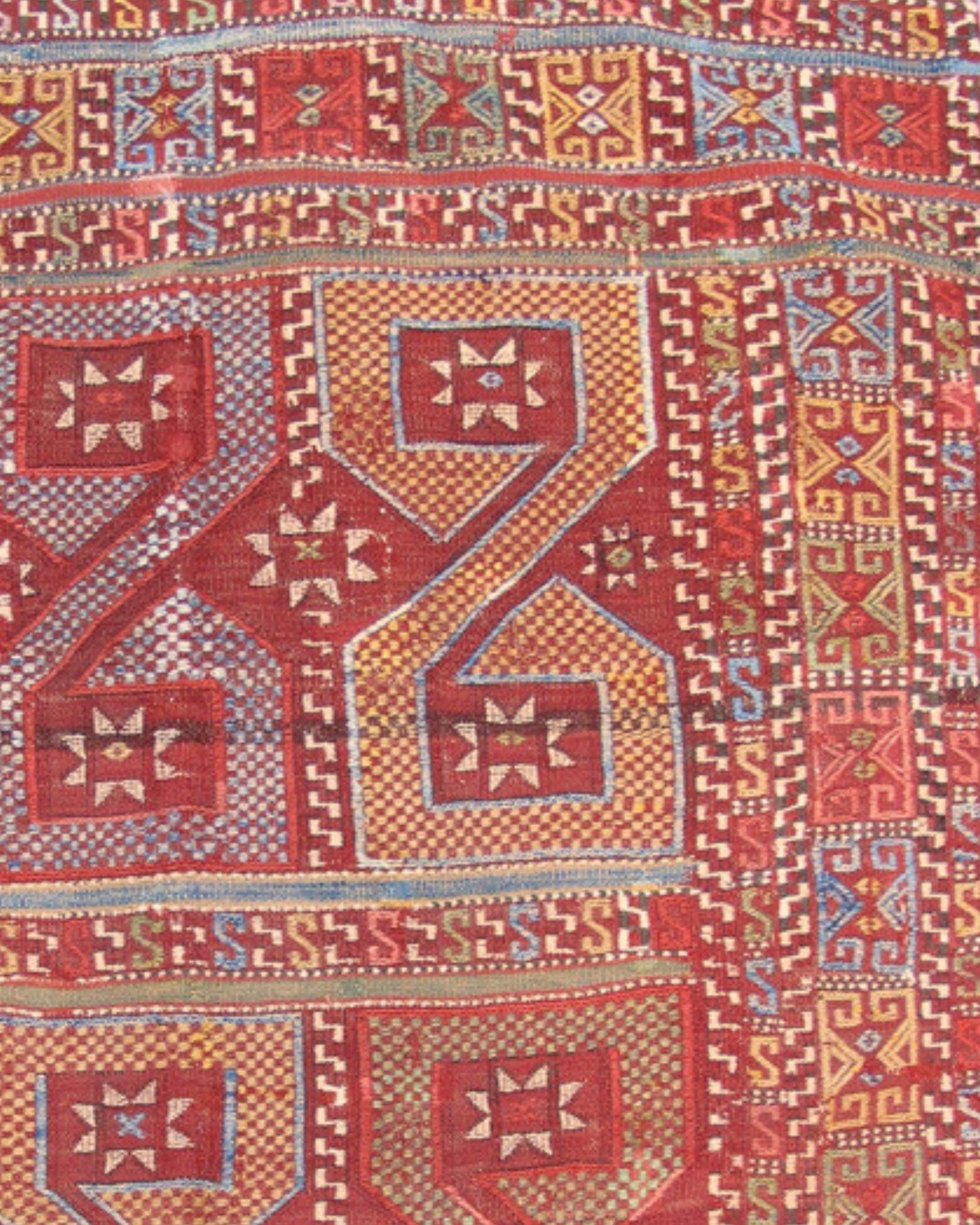 Antique Red Turkish Jajim Flat-Weave Rug, Mid-19th Century

Collection of Lucille A. Lamkin.

Additional Information
Dimensions: 
Origin: Anatolia (Turkey)
Period: Mid-19th Century
Rug ID: 16360