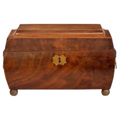 Mid 19th Century Regency Tea Caddy