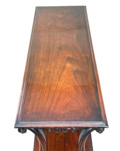 Mid 19th Century Rosewood Central Standing Buffet Shelves