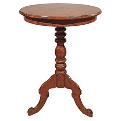 MID-19th CENTURY ROUND CYPRESS COFFEE TABLE