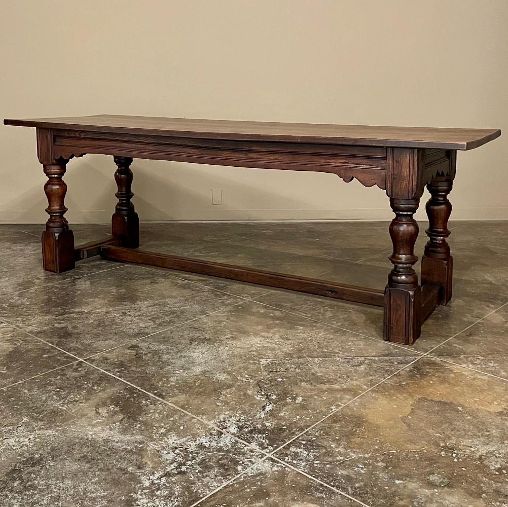 Mid-19th Century Rustic Country French Farm Table For Sale 3