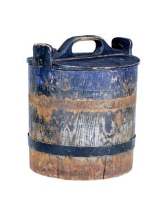 Mid 19th Century Rustic Swedish Pine Storage Container