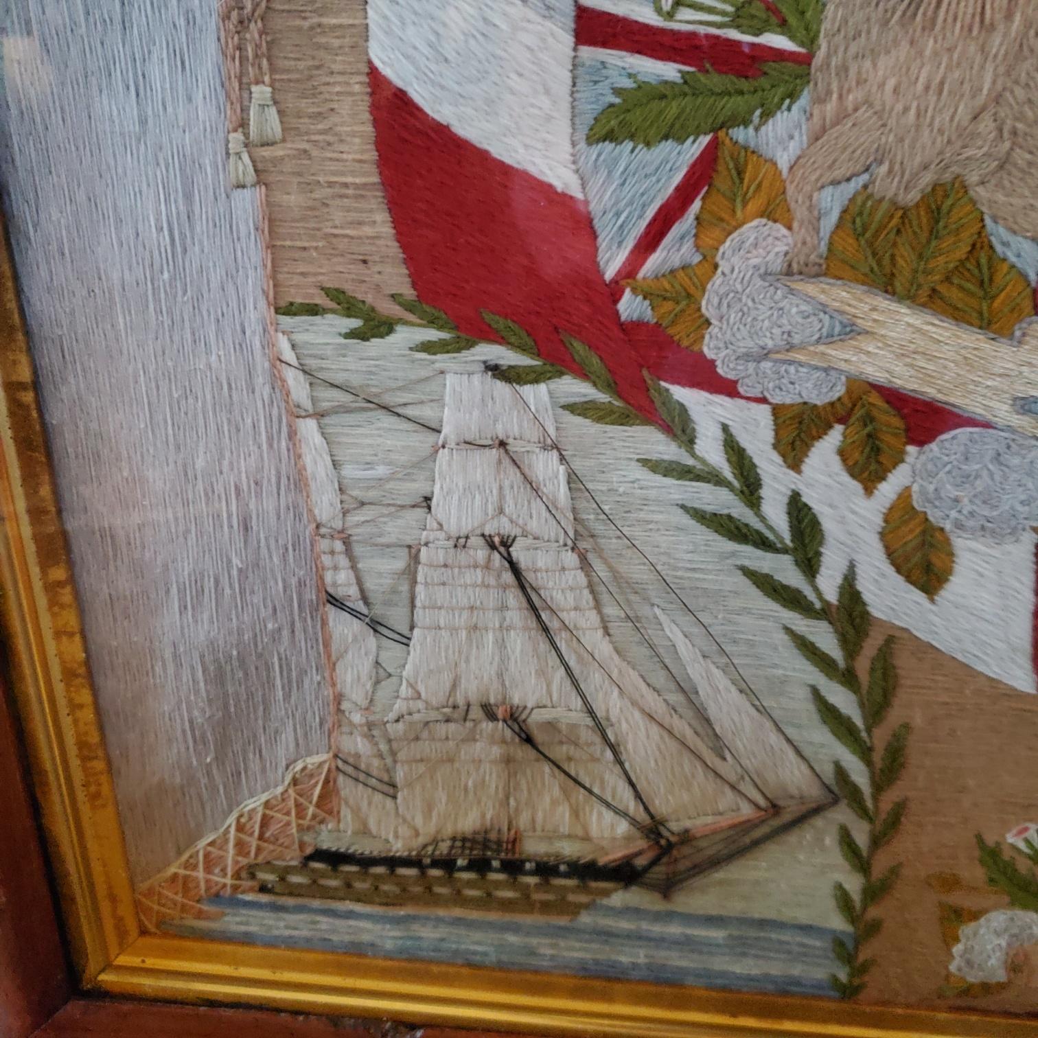 Mid 19th Century Sailor's Elaborate Woolie For Sale 3
