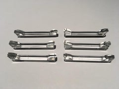 Mid-19th Century Set of 6 Crystal Knife Rests