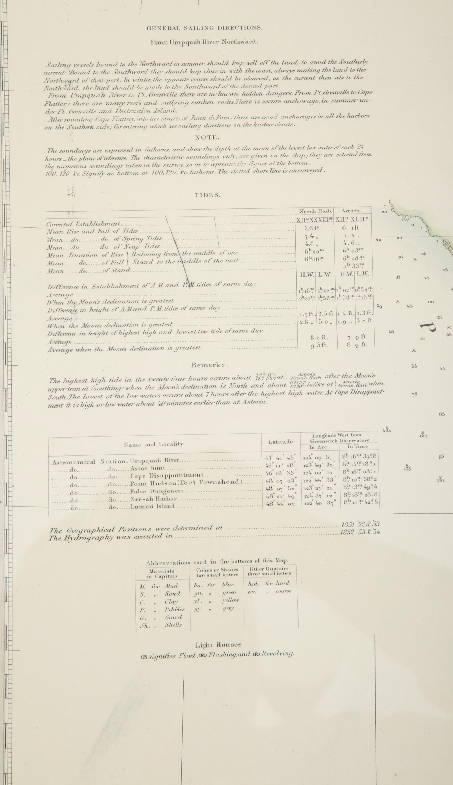 Mid-19th Century Set of Three Charts of the West Coast 7