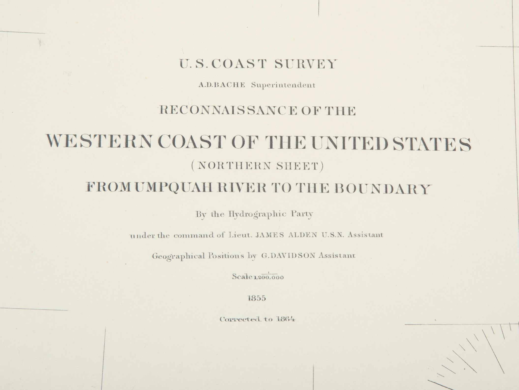 Mid-19th Century Set of Three Charts of the West Coast 8