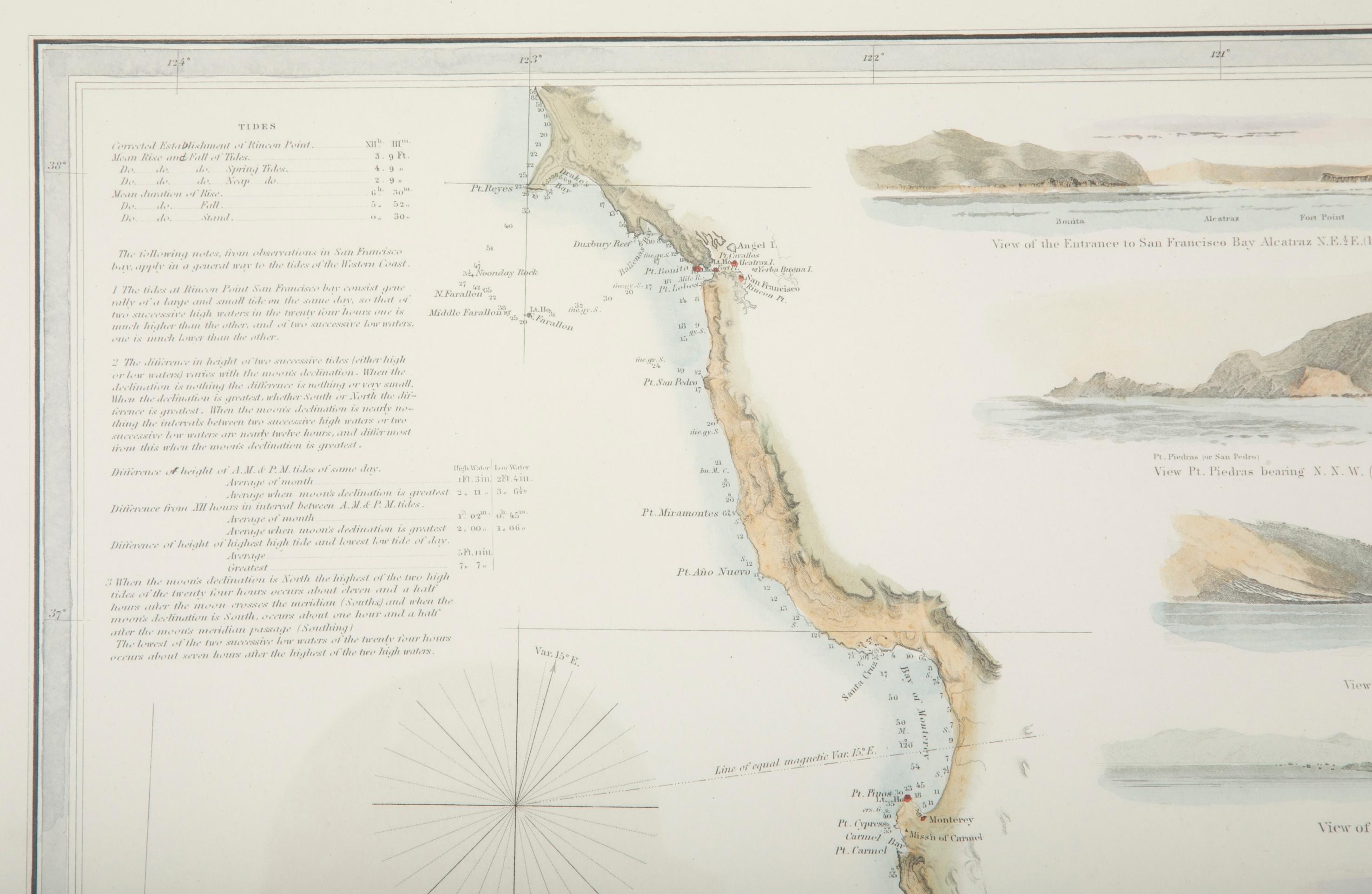 Mid-19th Century Set of Three Charts of the West Coast 11