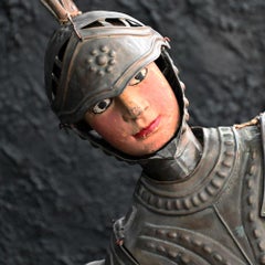 Mid-19th Century Sicilian Marionette Knight with Sheild