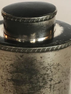Mid 19th Century Silver Plate Tea Caddy Container