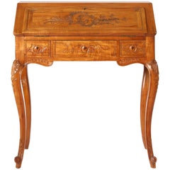 Mid-19th Century Slant Top Ladies Writing Desk