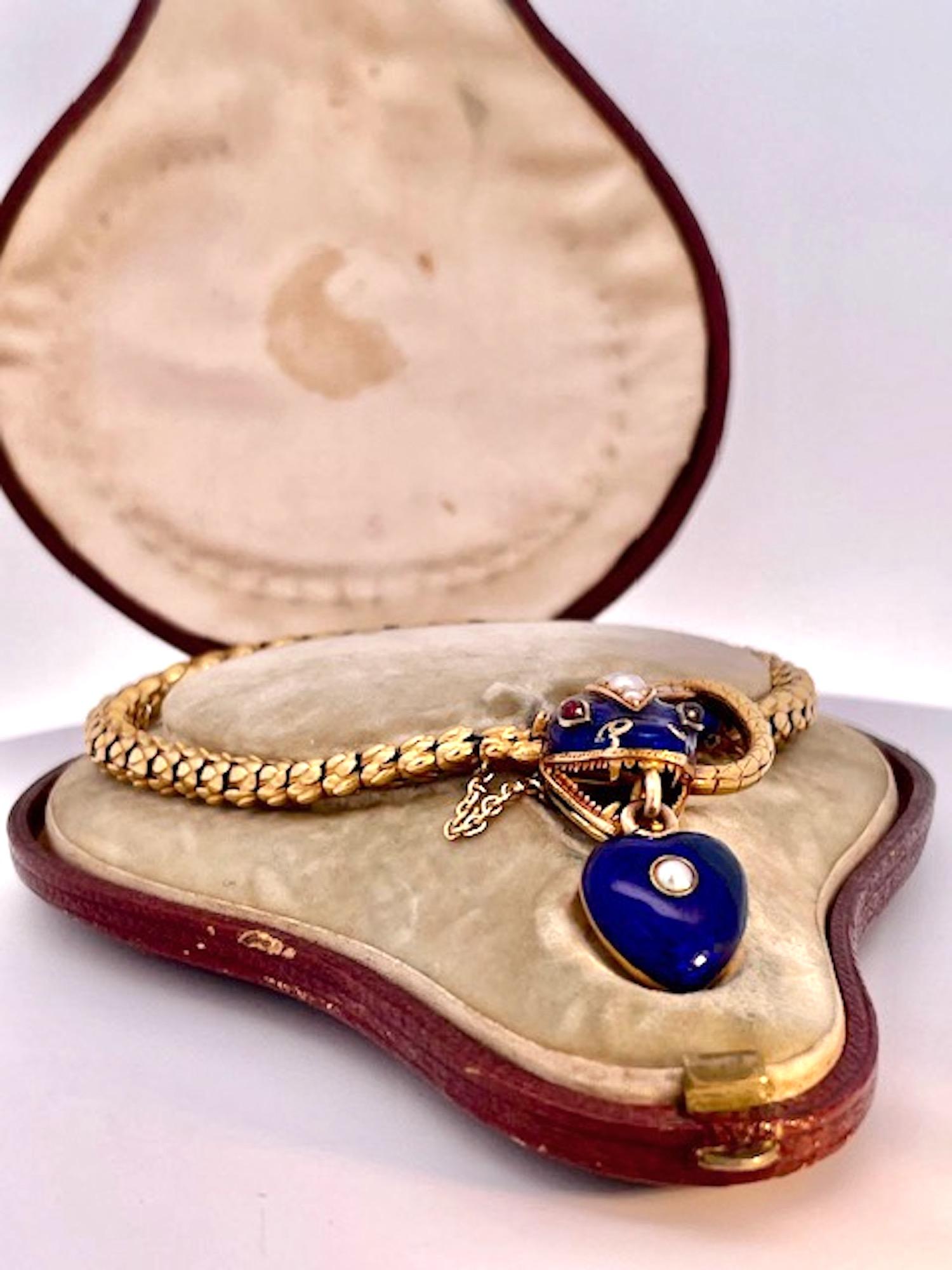 Mid 19th Century Snake Bracelet circa 1860 For Sale 7