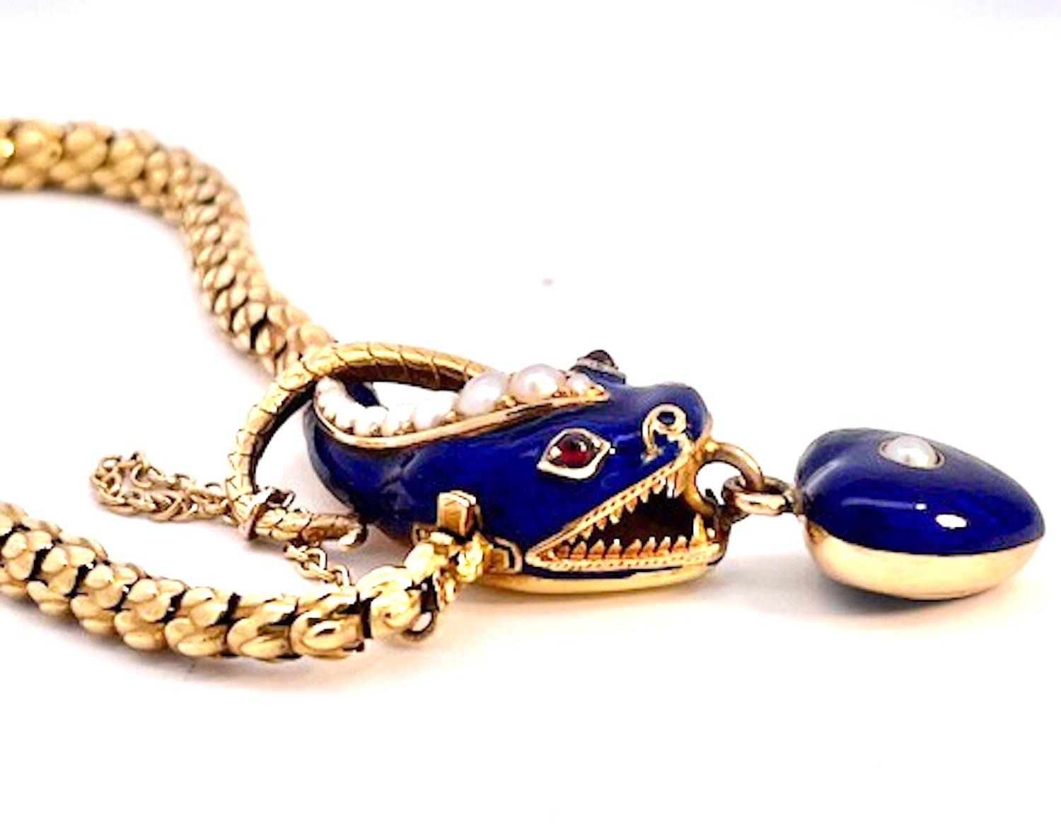Mid 19th Century Snake Bracelet circa 1860 For Sale 9