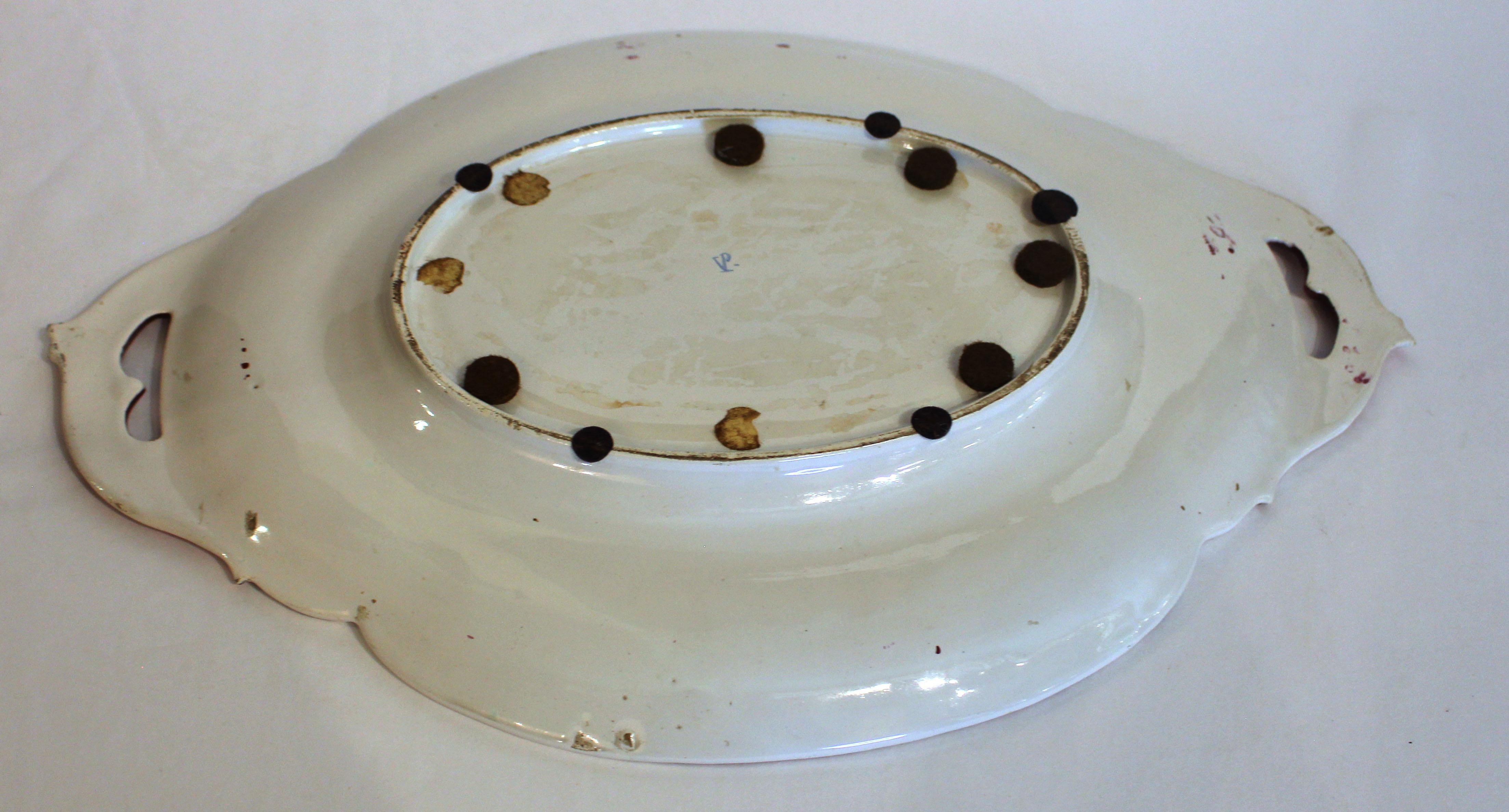 Mid-19th Century Soup Tureen and Underplate For Sale 5