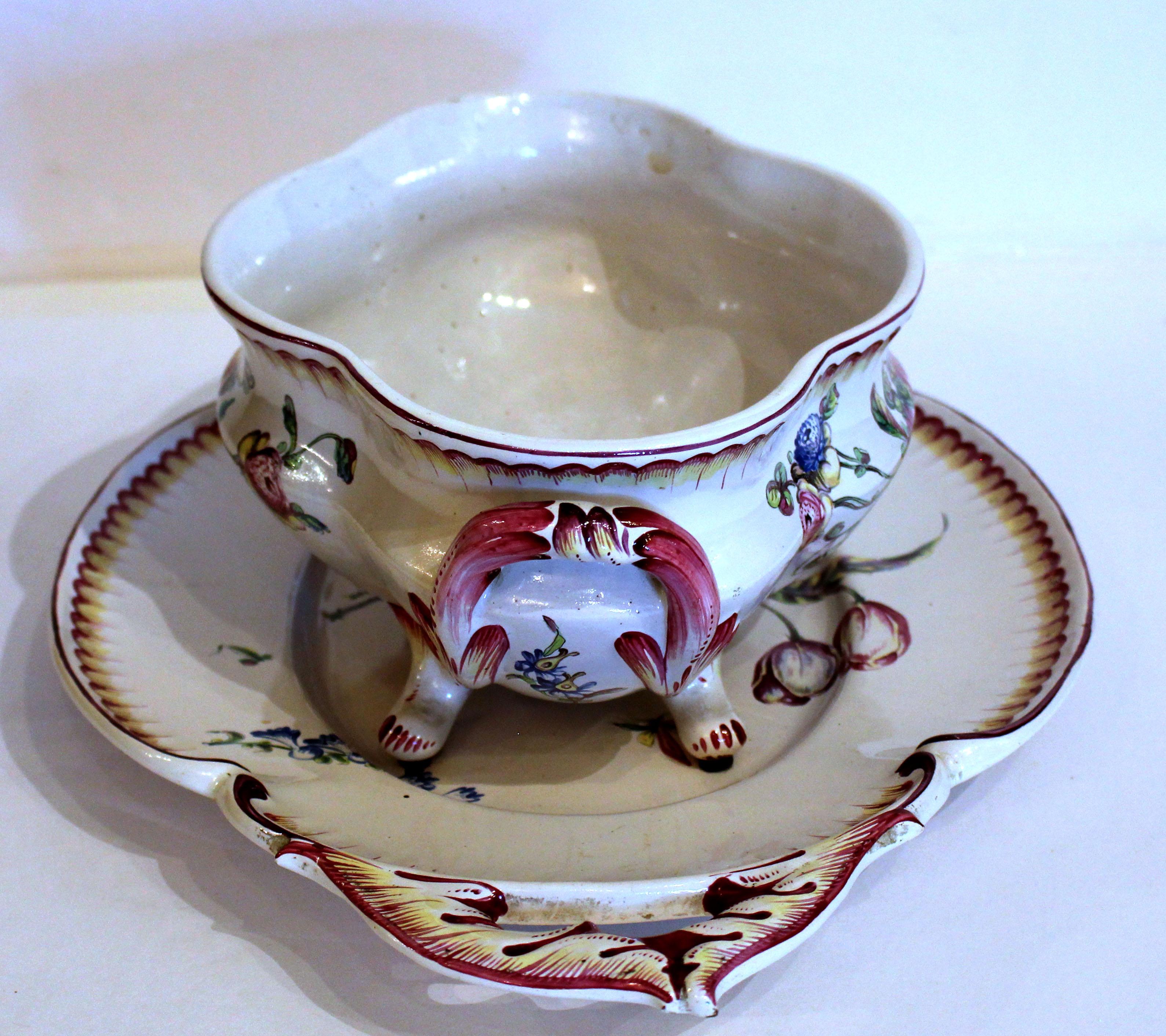 Other Mid-19th Century Soup Tureen and Underplate For Sale