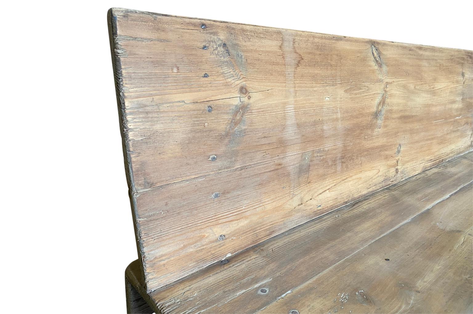 Mid-19th Century Spanish Bench 5