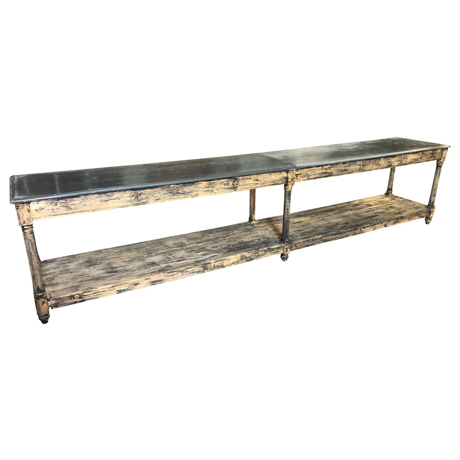 Mid-19th Century Spanish Draper
s Table