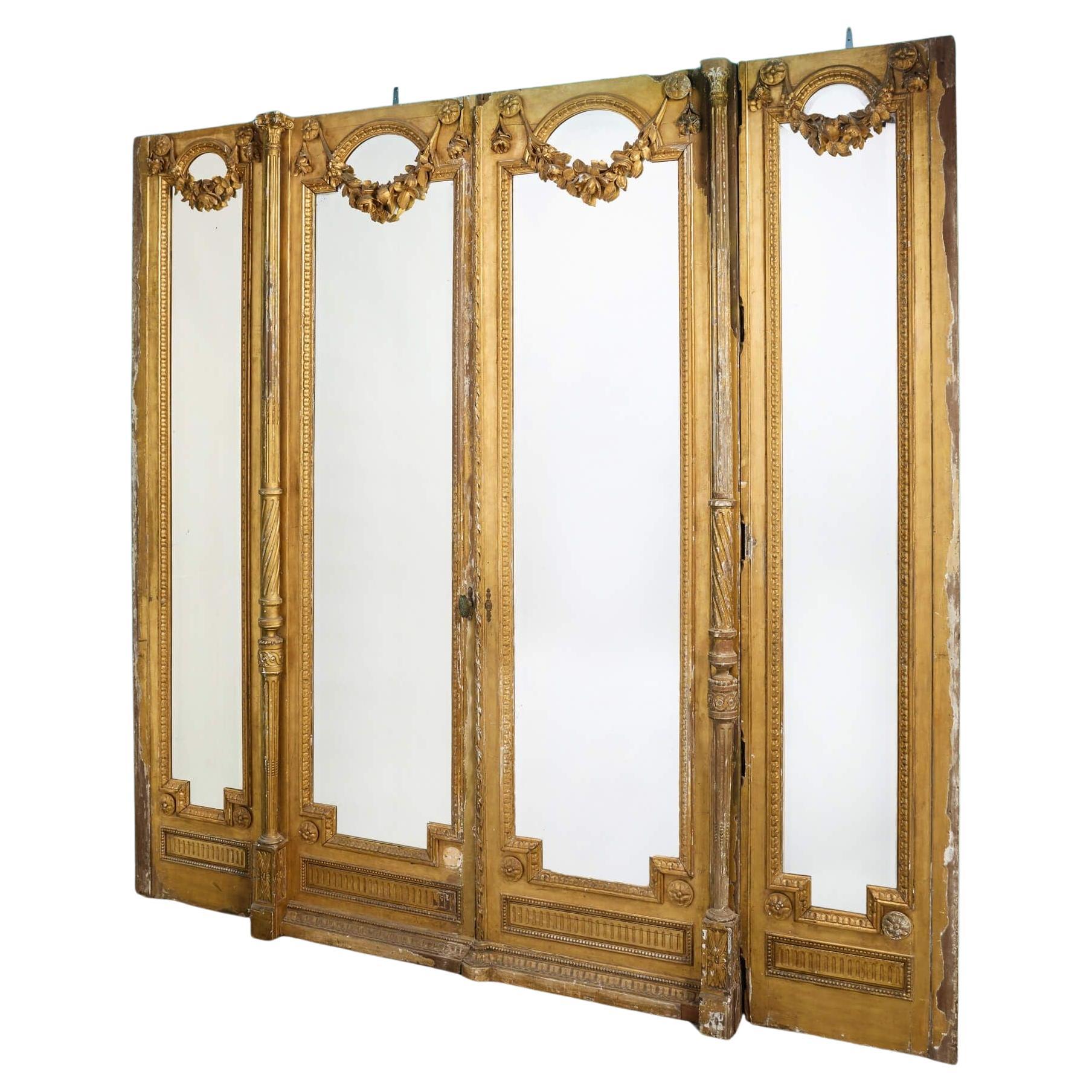 Mid 19th Century Spanish Four Section Entryway For Sale