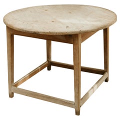mid 19th century Spanish pine center table ...
