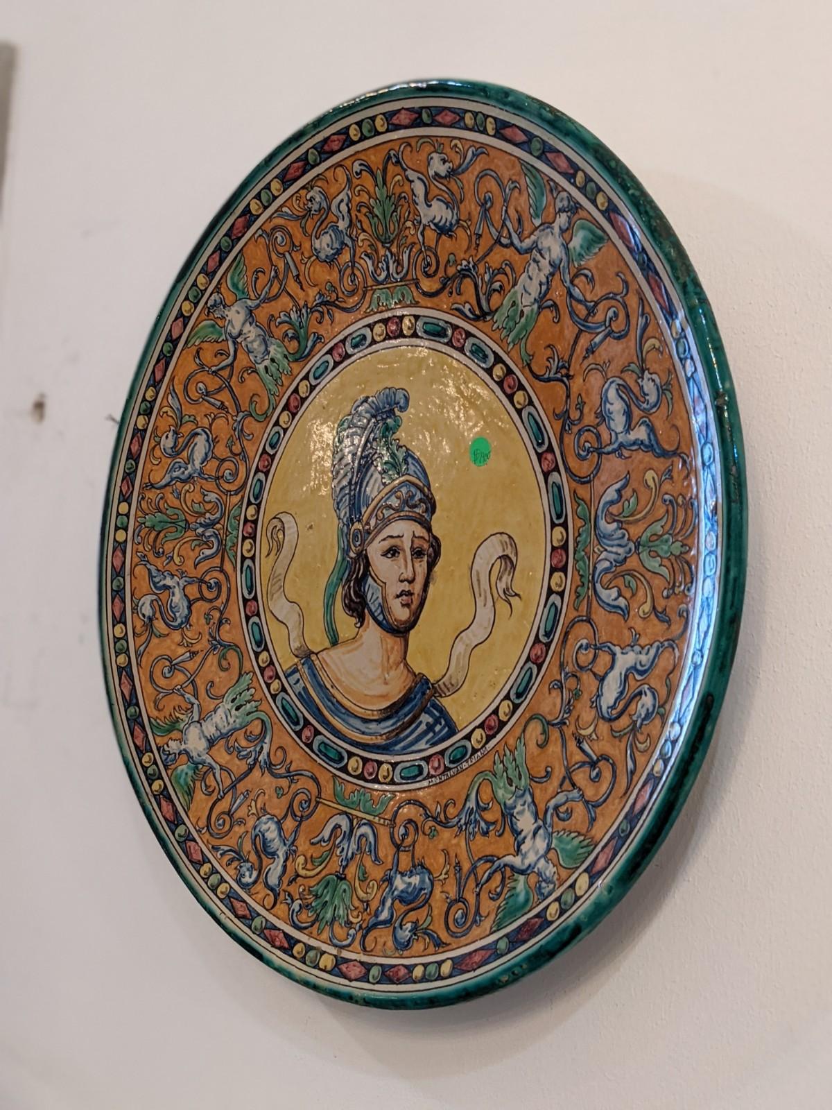 Ceramic Mid-19th Century Spanish Plate