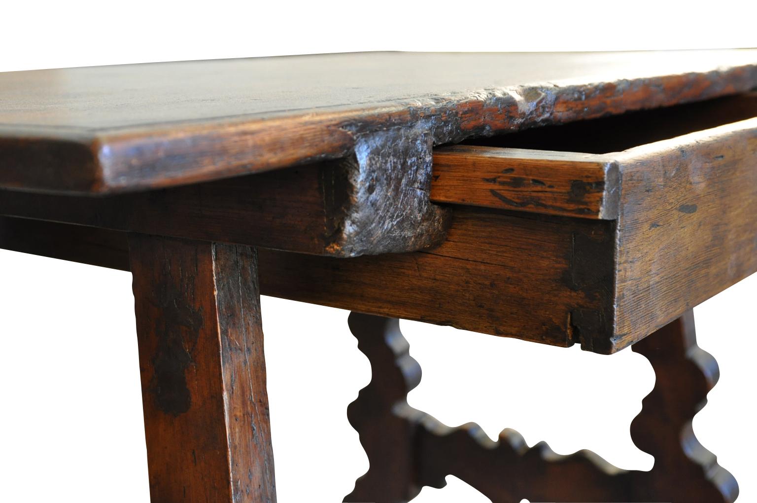 Pine Mid-19th Century Spanish Side Table