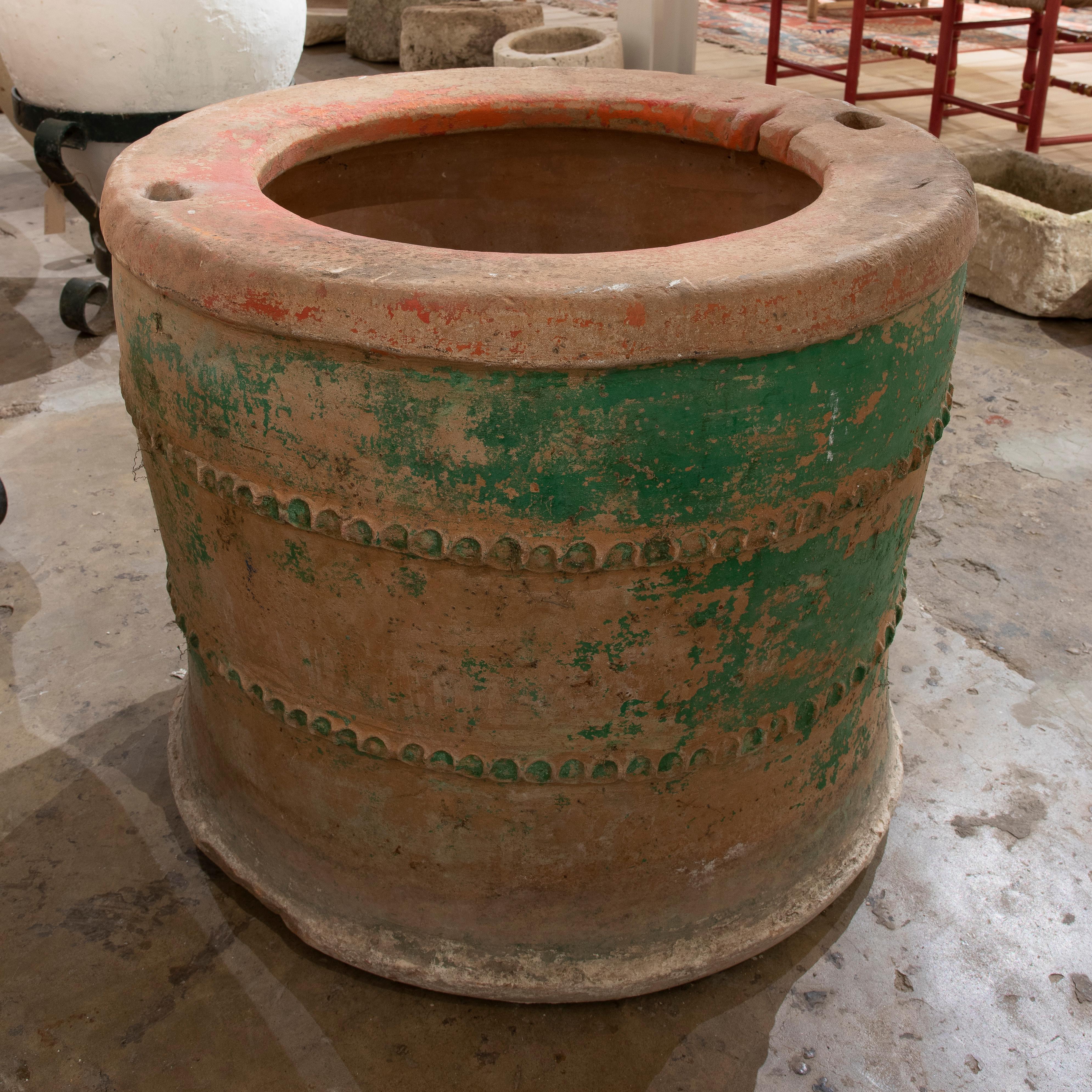 Mid-19th Century Spanish Terracotta Earthenware Water Well 1