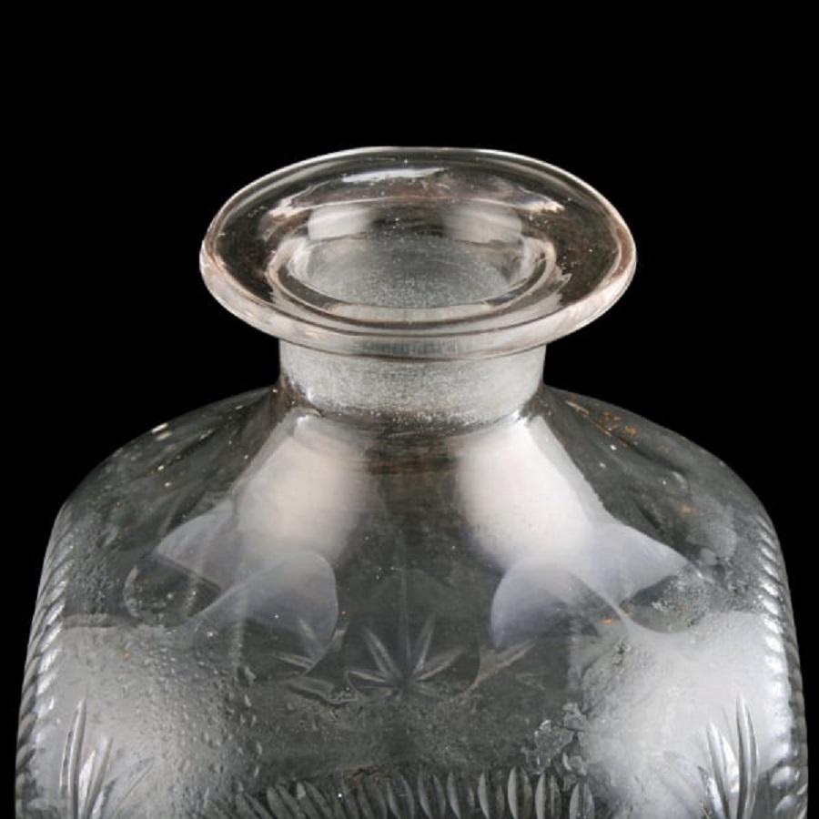European Mid 19th Century Spirit Decanter, 19th Century For Sale