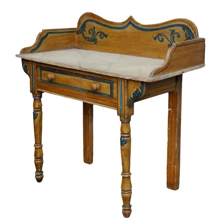 Mid19th Century Suite of English Painted Furniture, circa 1860 For